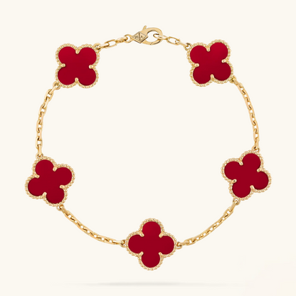 CLOVER | Rød Armbånd