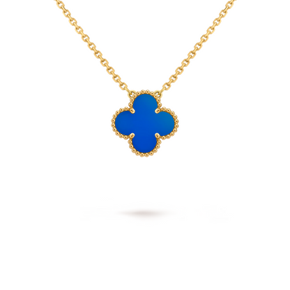 CLOVER | Blå Halskjede