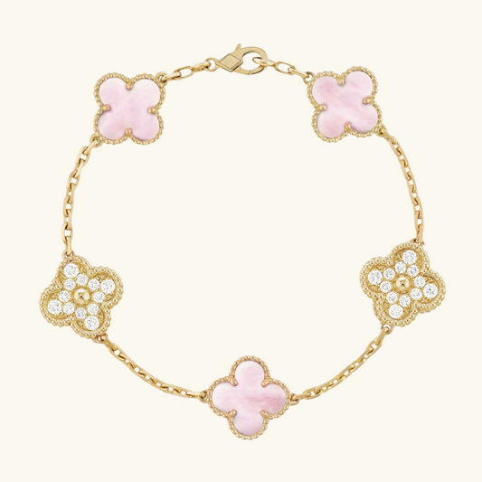 CLOVER | Golden Pink Armbånd Prestige